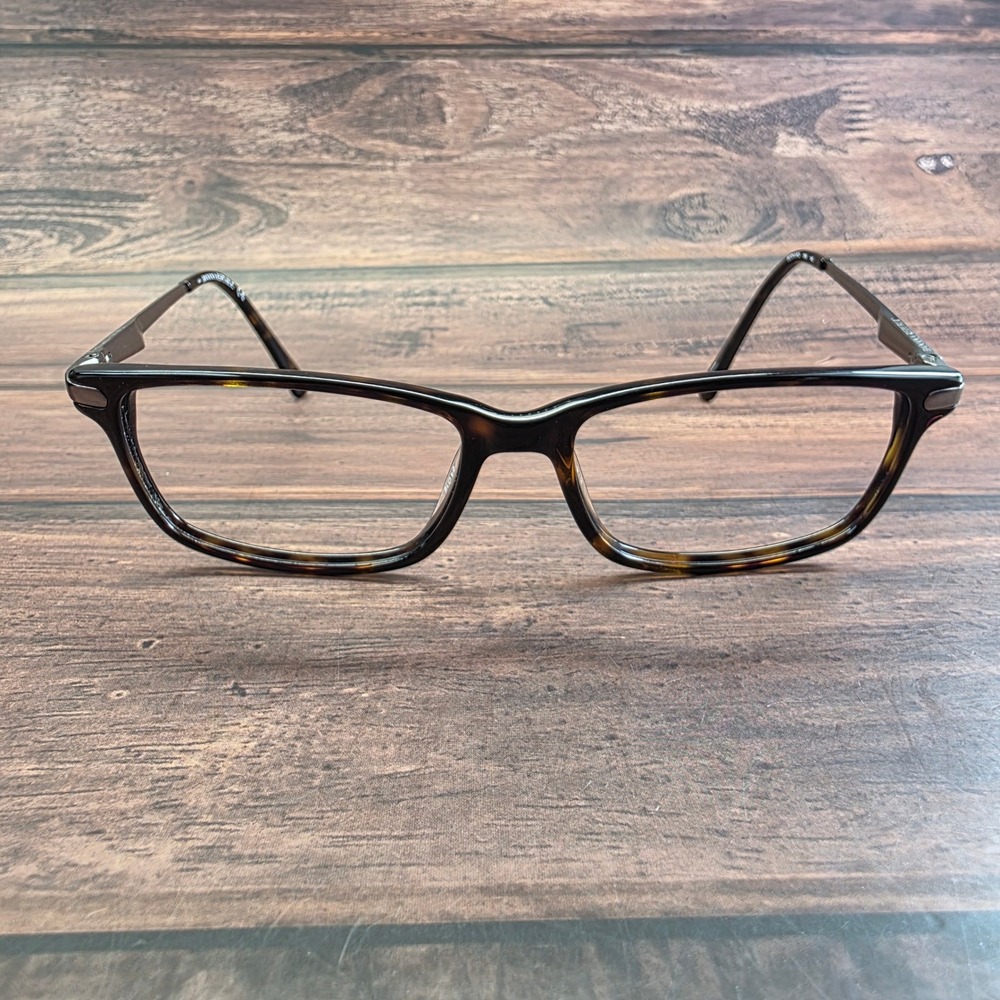 Banana Republic Bernard 086 Eyeglasses Tortoise Gunmetal Rectangle  54-19-145